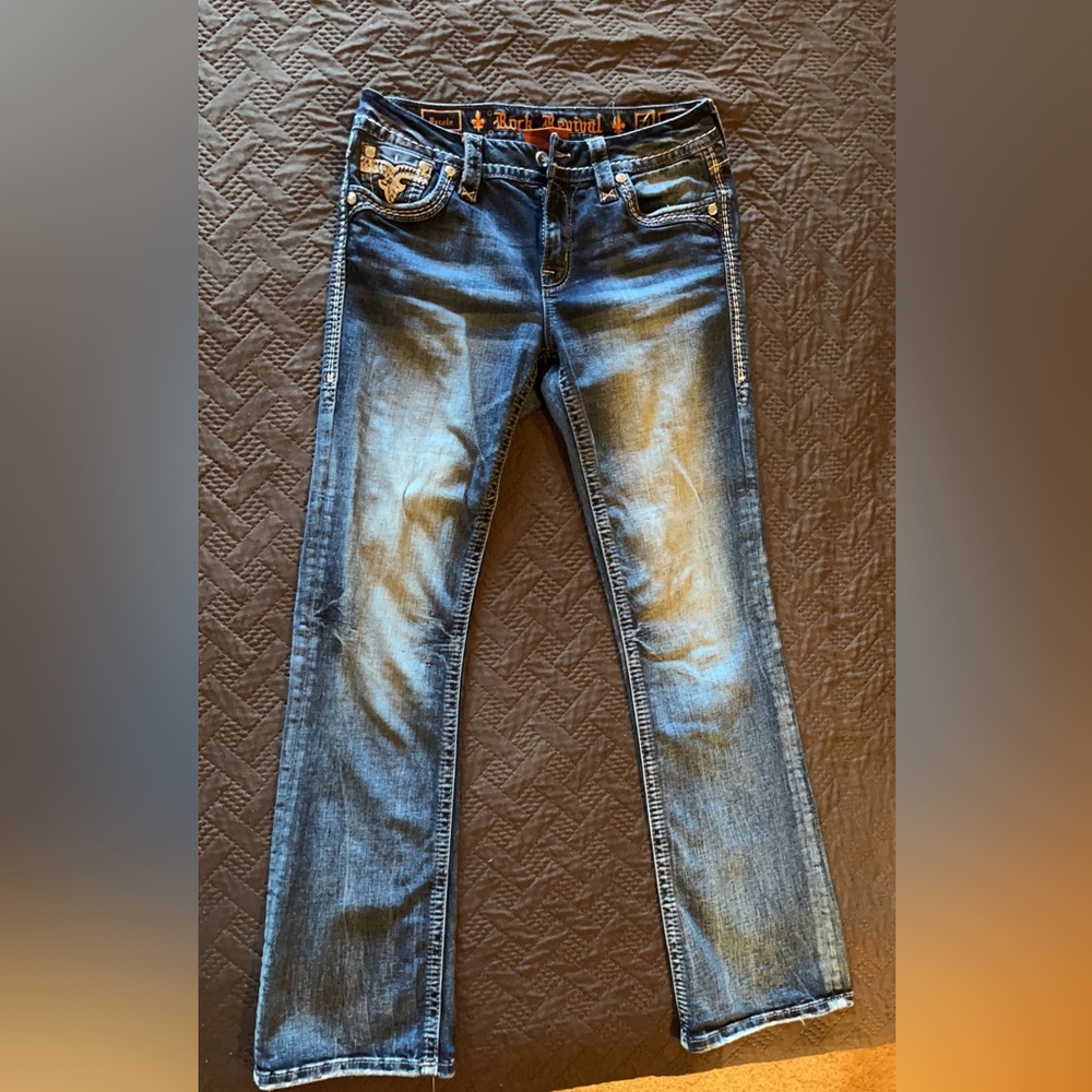 Vintage Rock Revival Lowrise Jeans